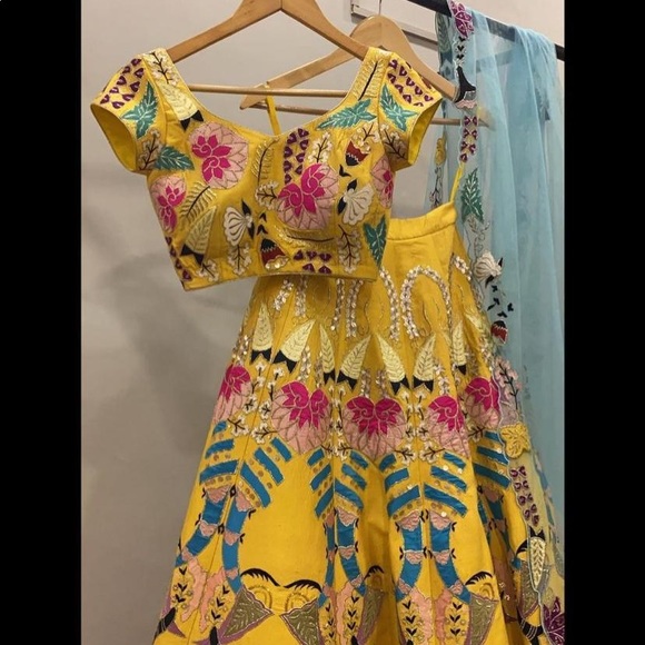 Multicoloured lehanga - Picture 2 of 4